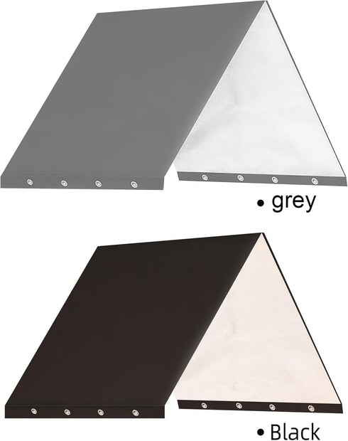 Playset Canopy Replacement,52“ x 90” Playground Canopy,Swing Set Replacement Tarp Canopy Replacement,Kids Playground Roof Canopy,Outdoor Swingset ...
