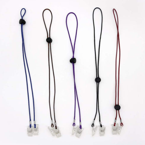 5 Pieces Adjustable Flexible Bib Holder Clips for Napkin, 5 Colors...