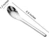 Thick Heavy weight Dinner Soup Spoons,Stainless Steel Tablespoons,Chinese Silver Spoon,Heavy Duty Asian Thick Long Handle Spoons,5.9 inches,Set of...
