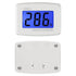 AC 80-300V LCD Digital Voltmeter,Flat US Plug Voltage Measuring Monitor AC 110V 220V Voltage Panel Power Volt Test Monitor Gauge Meter...