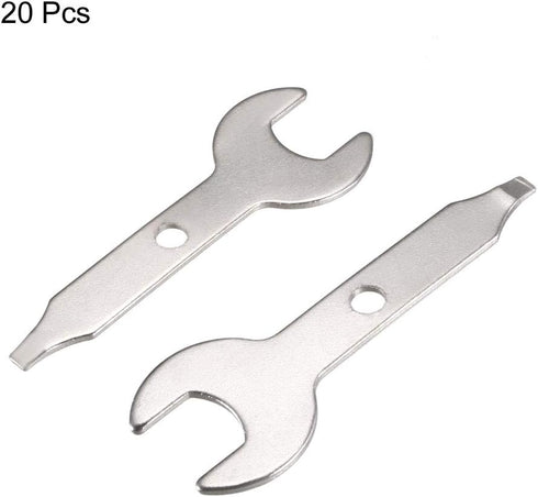 uxcell Electrical Grinder Wrench, 9.5mm Single Open End Wrench Spanner 20pcs...