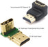 VCE HDMI 90 Degree Adapter 2-Pack, Right Angle HDMI Adapter Male to Female L-Shape Connector with 4K@60Hz, 3D for TV Stick, HDTV, PC...