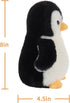Apricot Lamb Antarctic Toys Plush Black Penguin Stuffed Animal Soft Cuddly Perfect for Child (Black Penguin ?8 Inches)...