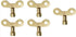 5 Pcs Golden Radiator Plumbing Bleed Bleeding Key Solid Brass Radiator Plumbing Keys Metal For Venting Air Switch Spool Radiator Keys For Bleeding...