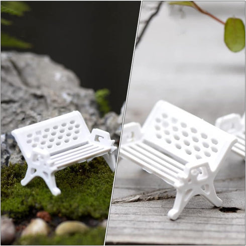 NUOBESTY Household Gadgets Home Decor Home Decor 15Pcs Mini House Bench Model Miniature Bench Doll Furniture Model Decor Decoraciones Para Salas D...