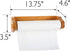 Design House Dalton Paper Towel Holder, Sturdy Solid Wood, Durable, Stylish, Weighted Stable Base, Easy to Refill, Easy Installation, Honey Oak, 1...