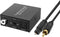 Bi-Directional Coax Digital Audio Adapter - Coax to Optical or Optical to Coaxial Converter...