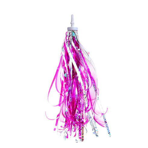 Kids Bicycle Bike Handlebar Scooter Streamers Sparkle Tassel Ribbon for Girls Boys Hot Pink...