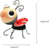 1 Pcs Metal Ladybug Statue Outdoor Insect Statue Home Patio Garden Ornament Park Lawn Decoration...