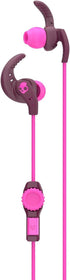 Skullcandy XTplyo In-Ear Sport Earbuds with Mic, Plum/Pink...