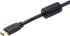 Monoprice Standard HDMI Cable to Single Link DVI Adapter Cable - with Ferrite Cores, CL2, Up to 720p/1080i Resolution, 15 Feet, Black...