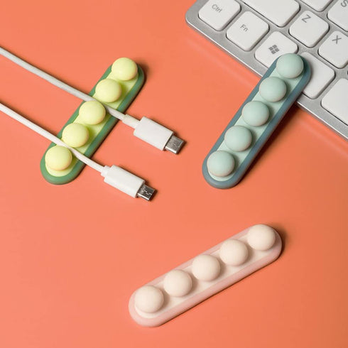 Cable Holder Clips - Cord Organizer Cable Management, Self Adhesive USB Charging Cable for Desk, Home, Office, Car (2pcs)...