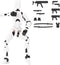 T13 Action Figure,T13 Action Figure Dummy13,3D Printed Multi-Jointed Movable,Creative Gifts for Kids and Adults (White)...