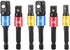 6 Pieces Impact Grade Socket Adapter/Extension Set Turns Power Drill Into High Speed Nut Driver Torque Impact Drill Bit Socket Wrench. 1/4", 3/8",...