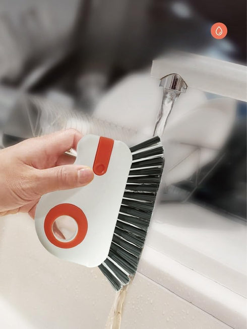 2 in 1 Groove Cleaning Brush 2PK Window Track Cleaning Tools, Multifunction Grout Cleaner Tool Grip Brush Hard Bristle Crevice Cleaning Brush for ...