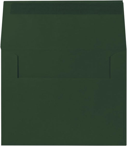 JAM PAPER A2 Premium Invitation Envelopes - 4 3/8 x 5 3/4 - Dark Green - 50/Pack...