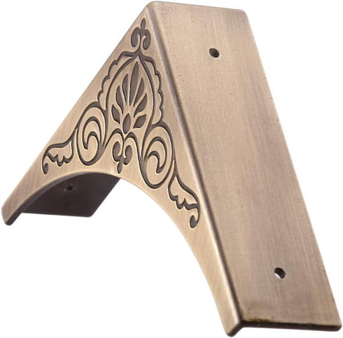 Metal Corner Protector, 4 Pcs Antique Edge Safety Guard Cabinet Furniture Corner Bumpers,Table Corner Protectors,Cover Damaged Corners on Coffee T...