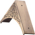 Metal Corner Protector, 4 Pcs Antique Edge Safety Guard Cabinet Furniture Corner Bumpers,Table Corner Protectors,Cover Damaged Corners on Coffee T...