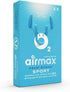 Airmax Sport Nasal Dilator - Breathing aids for Working Out - Small - Vacation Essentials - Fitness, Running, Pilates - Gym Equipment - Transparen...