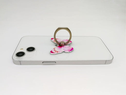 Cute Butterfly Cellphone Stand Set,Kawaii Ring Holder Grip For Girls and Women,Compatible with iPhone,Samsung Galaxy,iPad,Tablet and other Phones ...