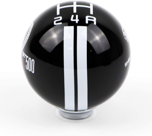 for Ford Mustang Car Gear Shift Knob 5 Speed Cobra Logo Manual Handle Ball (Black & White)...