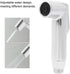 Multi-Functional ABS Bathroom Handheld Toilet Bidet Shower Hose Holder Stainless Steel Toilet Handheld Showers Nozzle Head for Personal Hygiene, P...