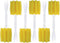 Lola Products Glass & Jar Sponge Brush, Star Shaped, Foam Material, Dishwasher Safe, Non-Scratch, Perfect for Glasses, Jars, Mugs, Bottles. 6 Pack...