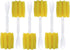Lola Products Glass & Jar Sponge Brush, Star Shaped, Foam Material, Dishwasher Safe, Non-Scratch, Perfect for Glasses, Jars, Mugs, Bottles. 6 Pack...
