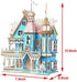 NWFashion Wooden Dream Dollhouse DIY Kits 3D Puzeele for Christmas Party Halloween House (Color Dream House)...