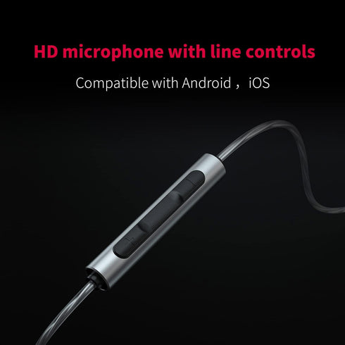 FiiO JadeAudio Headphone Earbuds Wired High Resolution Strong Bass Lossless 1DD for PC/Smartphones/Laptop with Mic JD3 (Silver)......