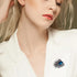 2Pcs Crystal Insect Brooch Beetles Brooches Pin Fashion Brooch For Women Pins Scarf Clip Jewelry Broach Purple Blue...