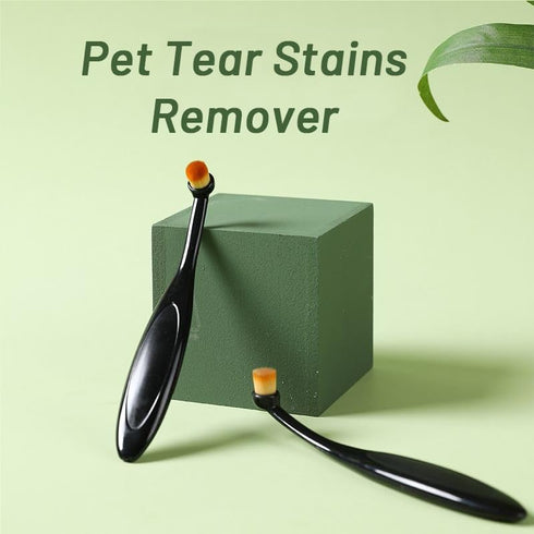 Dog and Cat Eye Powder Brush - 4 Pack Tear Stain Remover Brush with Washable Fiber Ergonomic Handle (4 Pack)...