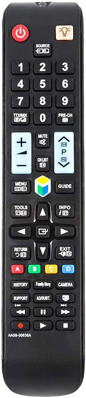 ALLIMITY AA59-00638A Replaced Remote Control Fit for Samsung TV ES8000 F8500 JS8500 PN64D8000 PN64F8500 UE40ES7000 UE46ES7000 UE55ES8000 UN46F7500...