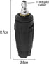 The Lord of the Tools Adjustable Pressure Washer Nozzle Tip 1/4 Inch Quick Connect Plug 3000 PSI 030 Pressure Washer Rotating Spray Turbo Nozzle...