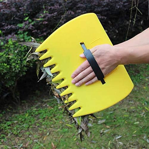G-BAR Leaf Grabber Set Paw Handheld Hazelnut Leaf Scoop Fast Lawn Remove Fallen Collection Great Tool Lawn Claw Leaf Blade Used to Pick Up Leaves,...