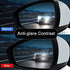 2PCS Film Anti Rain Water Repellent Film Car Mirror Window Clear Films Anti Dazzle Rearview Mirror Anti Fog Rainproof Film (Elliptic-135x95mm)...
