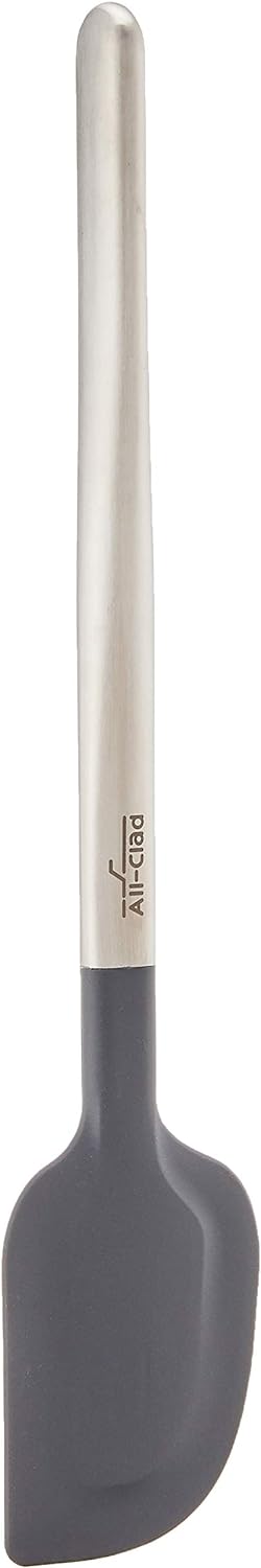 All-Clad Specialty Silicone Kitchen Gadgets Spatula Kitchen Tools, Kitchen Hacks Silver, Stainless Steel and Black...