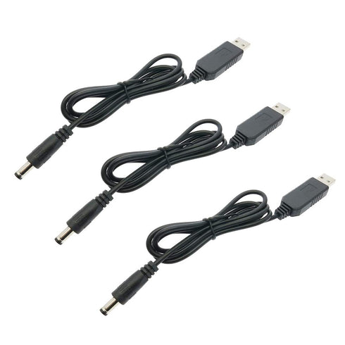 USB Boost Cable DC to DC12V Power Bank 5V Boost 12V Module 12V Interface 5.5 * 2.1MM 3PCS...