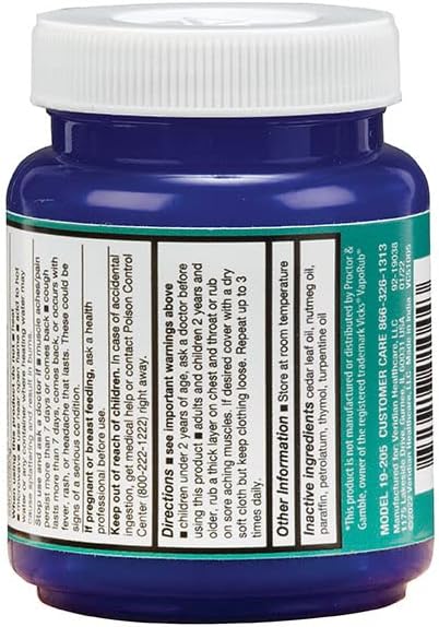 Thera Care Medicated Chest Rub | Cough suppressant | Relieves Nasal Congestion | Relieves Minor Aches and Pains | 4 oz....