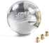 Crystal Gear Shift Knob Round Crystal Ball Shifter with Special Logo Design Universal Type Fit for Manual Car with 3 Adapters Universal Manual Kno...