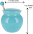 Cottage Creek Honey Jar Honey Keeper, Porcelain Honey Pot with Lid and Wooden Honey Dipper, Honey Storage Container...