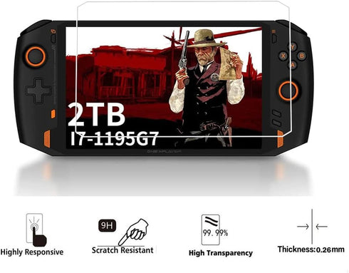 Screen Protector Compatible with OneXPlayer 1S 8.4 inch,9H Hardness Tempered Glass Protective film with Scratch Resistant Anti-Fingerprint, Transp...
