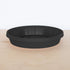Bloem Terra Pot Round Drain Saucer: 14" - Black - Matte Finish, Durable Resin, Ribbed Bottom, for Indoor and Outdoor Use, Gardening, Planter Not I...