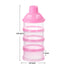 Accmor Formula Dispenser On The Go, 4 Compartments Stackable Formula Container for Travel, Baby Milk Powder Kids Snack Container, BPA Free ?...