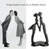 Iron Anniversary Couple Sculpture - Romantic Heart Statue for Home Decor, Gifts for Wife, Wedding Anniversary, Engagement, Marriage, Bithday, Vale...