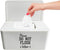 Baby Wipes Dispenser for Bathroom,Please DO NOT Flush Wipes Container Holder White,Upgarde Size (8.2L x 4.9W x 3.9H inches) Wipes Box Dispenser fo...