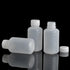 50Pcs 50ml PE Plastic Empty Small Mouth Graduated Lab Chemical Container Reagent Bottle Sample Sealing Liquid Medicine Bottles, Plastic Bottles, S...