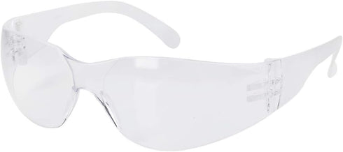 ROAR Men's Flexible Safety Glasses, Clear, 12 Pairs Per Box, ANSI Z87+ Certified, UV Protection, Comfortable, Durable, Impact Resistant...