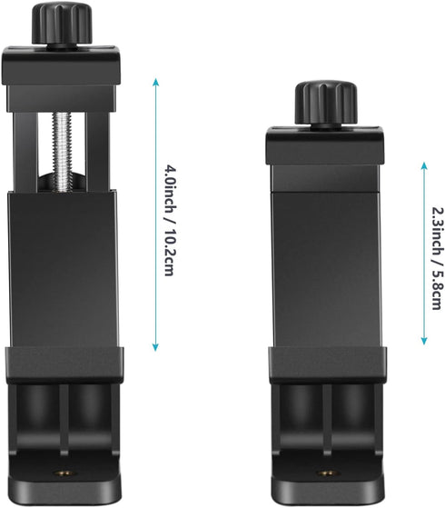 Neewer Smartphone Holder Vertical Bracket with 1/4-inch Tripod Mount - Phone Clip Tripod Adapter Compatible with 13/13 Pro/13 Pro Max/13 Mini/12/1...