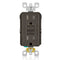 Leviton GFCI Outlet, 15 Amp, Self Test, Tamper-Resistant with LED Indicator Light, Protection from Electric Shock and Electrocution, GFTR1, Brown...